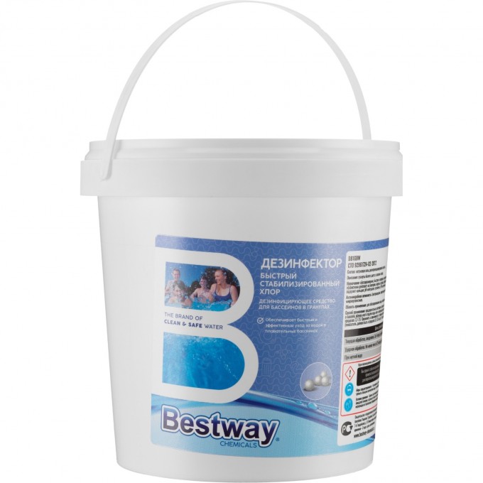 Дезинфектор для ударной обработки воды в гранулах BESTWAY (1 кг) DB1G BW Дезинфектор для ударной обработки воды в гранулах BESTWAY (1 кг) DB1G BW