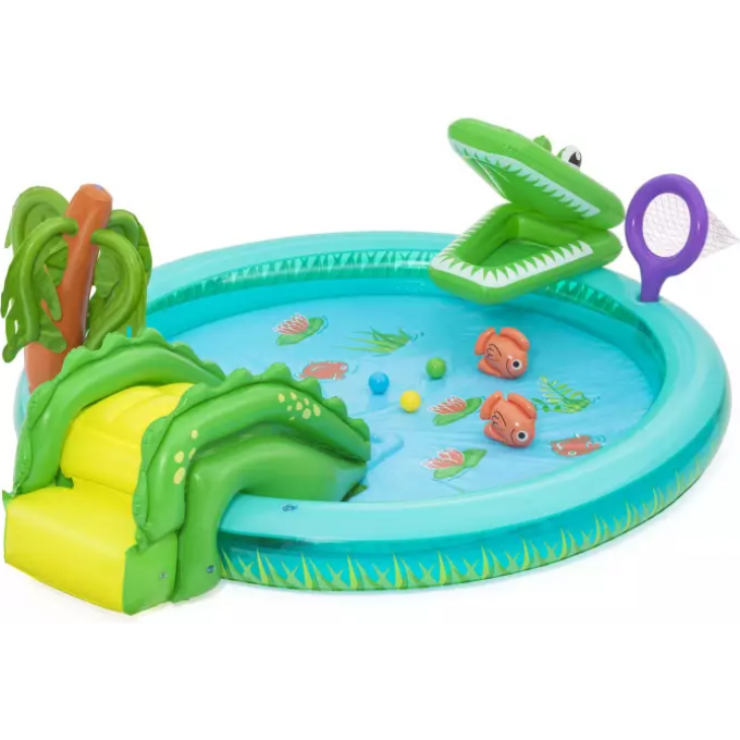 Игровой центр BESTWAY CROCODILE COVE 224х181х72см 53166 BW Игровой центр BESTWAY CROCODILE COVE 224х181х72см 53166 BW