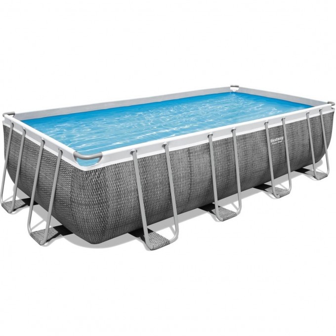 Каркасный бассейн BESTWAY POWER STEEL 488х244х122см + фильтр-насос 3028 л/ч, тент, лестница 56996 BW Каркасный бассейн BESTWAY POWER STEEL 488х244х122см + фильтр-насос 3028 л/ч, тент, лестница 56996 BW