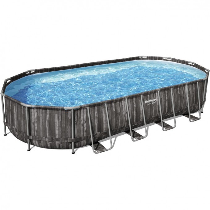 Каркасный бассейн BESTWAY Power Steel 732х366х122см, 25495л. 5611T BW Каркасный бассейн BESTWAY Power Steel 732х366х122см, 25495л. 5611T BW