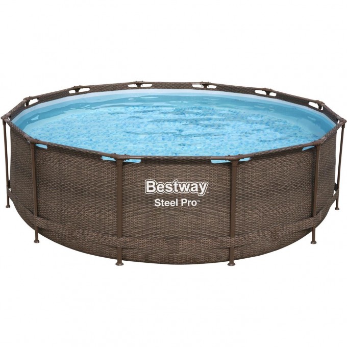 Каркасный бассейн BESTWAY РОТАНГ 5617N BW, 305х100см, 6148л 5617P BW Каркасный бассейн BESTWAY РОТАНГ 5617N BW, 305х100см, 6148л 5617P BW