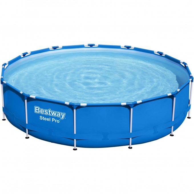 Каркасный бассейн BESTWAY STEEL PRO 396х84см, 8680л + фильтр-насос 2006 л/ч 5612E BW Каркасный бассейн BESTWAY STEEL PRO 396х84см, 8680л + фильтр-насос 2006 л/ч 5612E BW