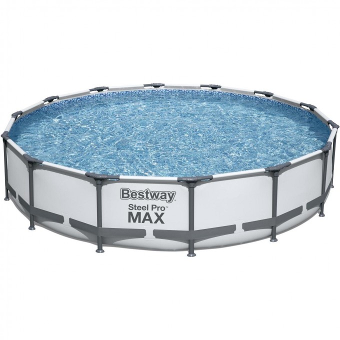 Каркасный бассейн BESTWAY STEEL PRO MAX 427х84см, 10220л + фильтр-насос 2006 л/ч 56595 BW Каркасный бассейн BESTWAY STEEL PRO MAX 427х84см, 10220л + фильтр-насос 2006 л/ч 56595 BW