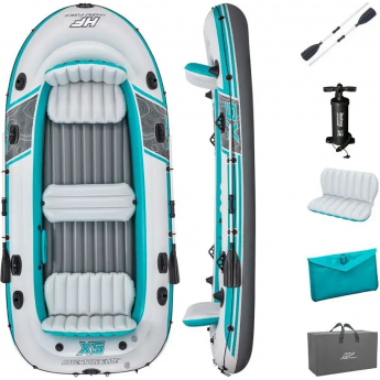 Надувная лодка BESTWAY ADVENTURE ELITE X5 RAFT SET 65159 364х166см, до 600кг