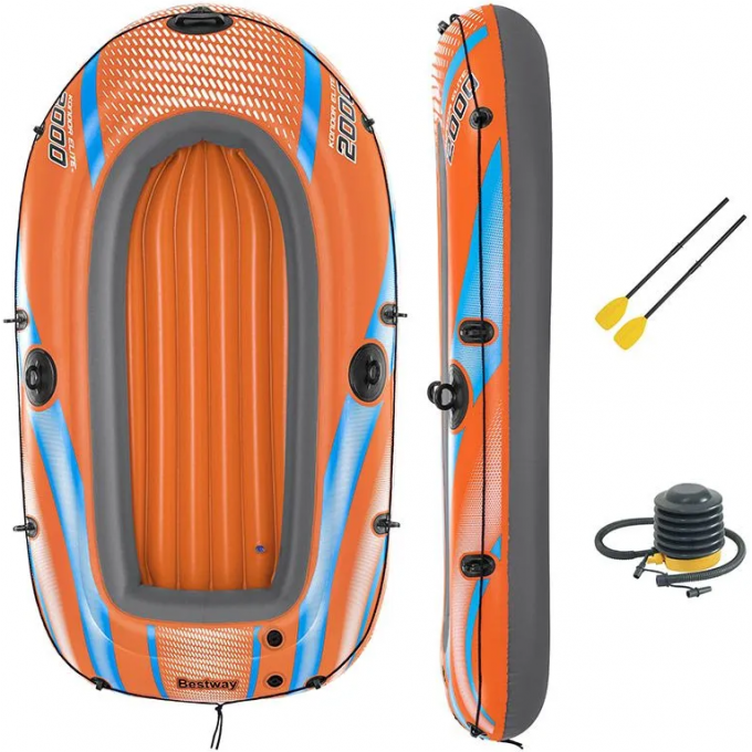 Надувная лодка BESTWAY KONDOR ELITE 2000 61141 196х106см, весла, насос, до 120 кг 61141 BW Надувная лодка BESTWAY KONDOR ELITE 2000 61141 196х106см, весла, насос, до 120 кг 61141 BW