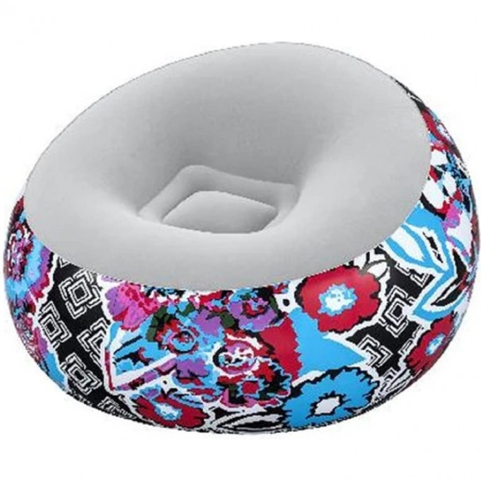 Надувное кресло BESTWAY INFLATE-A-CHAIR FLORAL 75111 112x112x66см 75111 BW Надувное кресло BESTWAY INFLATE-A-CHAIR FLORAL 75111 112x112x66см 75111 BW