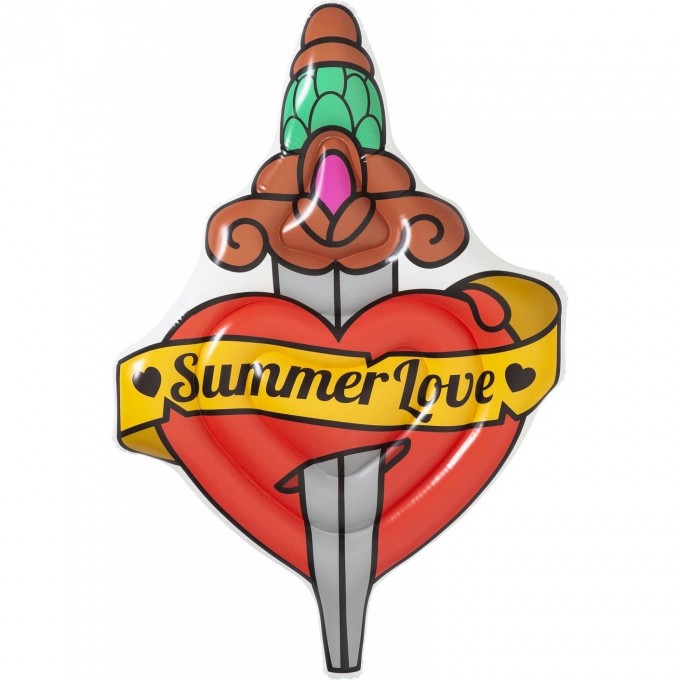 Надувной матрас BESTWAY SUMMER LOVE TATTOO 43265 198х137 см 43265 BW Надувной матрас BESTWAY SUMMER LOVE TATTOO 43265 198х137 см 43265 BW