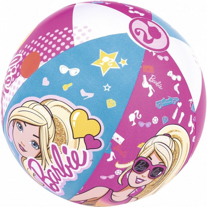 Надувной мяч BESTWAY BARBIE 93201 51 см, от 2х лет 93201 BW Надувной мяч BESTWAY BARBIE 93201 51 см, от 2х лет 93201 BW