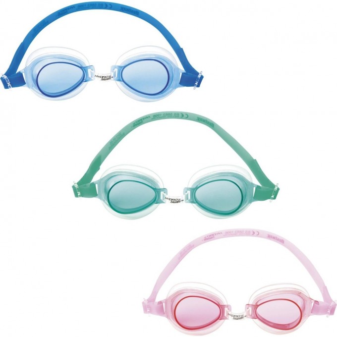Очки для плавания BESTWAY LIL' LIGHTNING SWIMMER от 3 лет, 3 цвета 21002 BW Очки для плавания BESTWAY LIL' LIGHTNING SWIMMER от 3 лет, 3 цвета 21002 BW