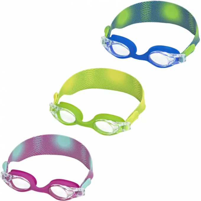 Очки для плавания BESTWAY "AQUASHADE GOGGLES" от 3 лет 3 цвета 21178 BW Очки для плавания BESTWAY "AQUASHADE GOGGLES" от 3 лет 3 цвета 21178 BW