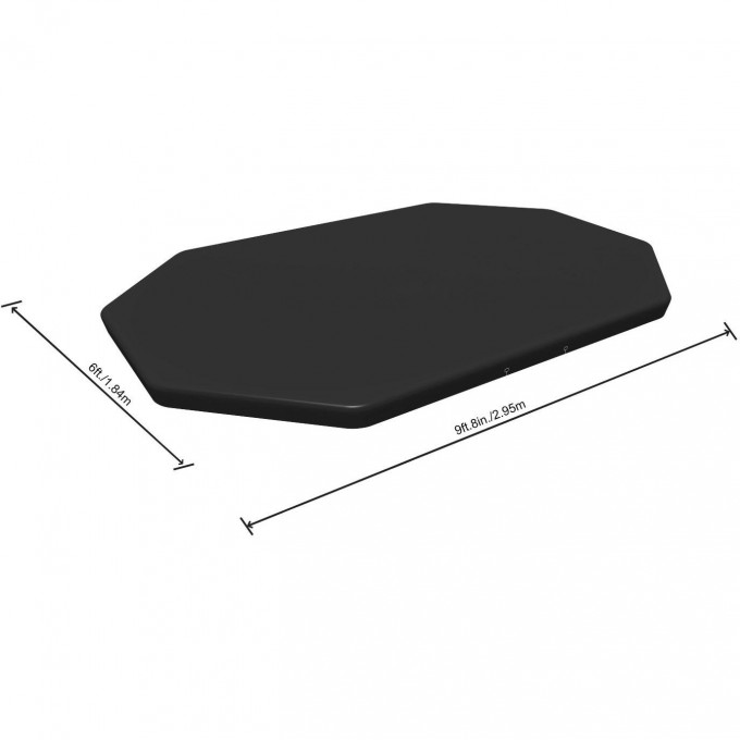 Тент для каркасного бассейна BESTWAY POWER STEEL OVAL POOLS 305х200х84 см 58424 BW Тент для каркасного бассейна BESTWAY POWER STEEL OVAL POOLS 305х200х84 см 58424 BW